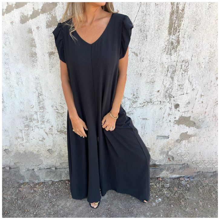 Vestido de Mujer con Escote en V